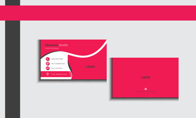  Modern creative design company corporate style Luxury and elegant business card
