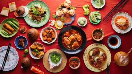Fototapeta na wymiar delicious chinese cuisine