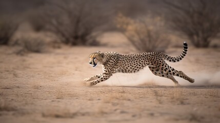 Cheetah in Action