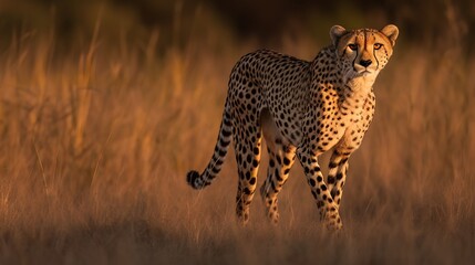 Graceful Cheetah on the Prowl