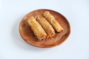 lumpia goreng or deep fried spring rolls