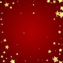 Magic stars vector overlay.  Gold stars scattered