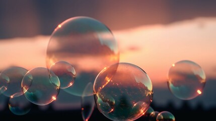bubbles and sky