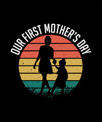 Though as a mother tshirt design
