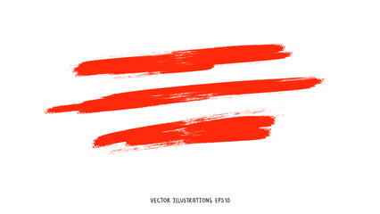 Brush-drawn lines hand drawn elements , flat Modern design isolated on white background ,Vector illustration EPS 10