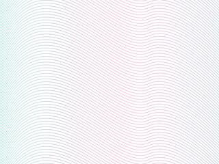 Colorful wavy or thumb print pattern background