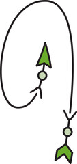 decorative arrow symbol