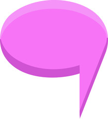 blank speech bubble and dialogue illustration