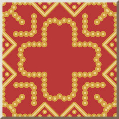 Ceramic tile pattern Round Check Square Cross Dot Line Frame