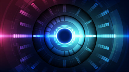 Abstract technology background. Futuristic interface. Graphic concept for your design