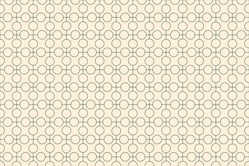A retro style background with circles and lines.