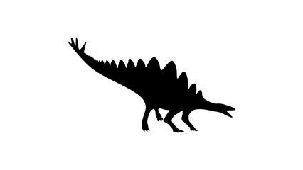 Stegosaurus silhouette © OMIA