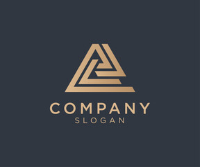 Luxury and elegant Letter A logo design for various types of businesses and company