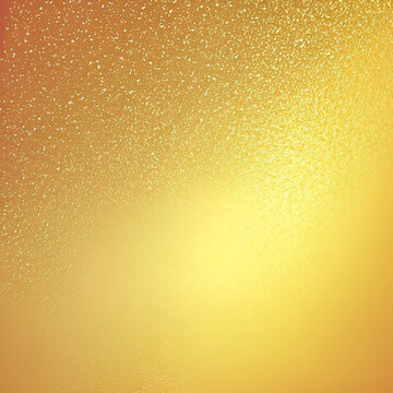 Abstract golden background. Shimmering texture with a gradient transition. Generative AI.