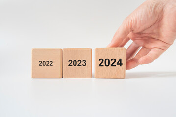 2024 year strategy business growth idea concept.
New business goal strategy concept. 2024 goal...