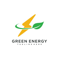 Energy logo design vector with creative modern idea