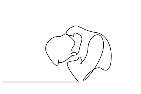 recommend clip art: man business man tired sleep sleepy overtime line art