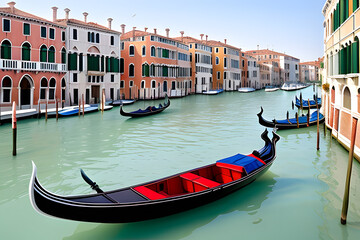 Fototapeta na wymiar Venice Grand Canal Series