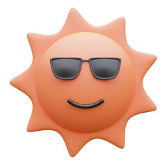 sun,sunshine 3d icon element illustration.