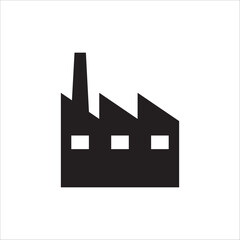 Factory vector icon. Factory flat sign design. Factory symbol pictogram. UX UI icon