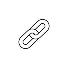 chain link icon, Lock vector design.
