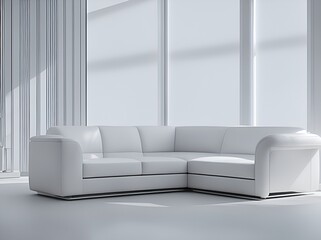 illustration of a modern style sofa.