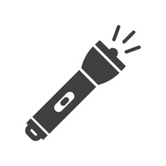 Flashlight vector icon. Flashlight flat sign design. Flashlight symbol pictogram. UX UI icon