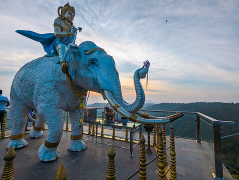 Beautiful Buddhist temple Sri Lanka