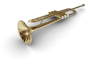 Obraz na płótnie Canvas Trompete - isoliert