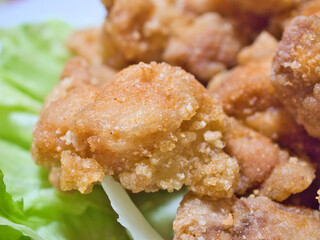 おいしい鶏の唐揚げ