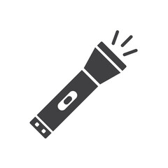 Flashlight vector icon. Flashlight flat sign design. Flashlight symbol pictogram. UX UI icon