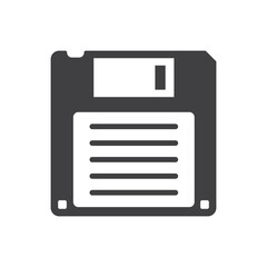 Floppy disk icon. Diskette flats ign design. Floppy disk save symbol pictogram. UX UI icon