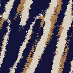 Neutral Colour Abstract Zebra textured Seamless Pattern