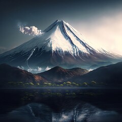 Mt Fuji, Fuji-san - obrazy, fototapety, plakaty