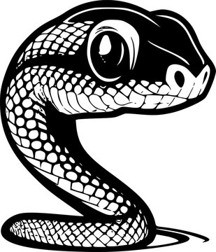 Snake - High Quality Vector Logo - Vector illustration ideal for T-shirt graphic