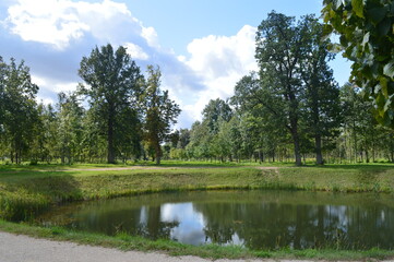 Fototapeta na wymiar Pils Rundale royal palace in Latvia
