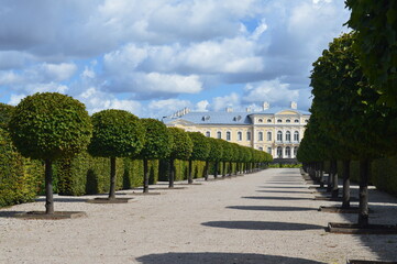 Pils Rundale royal palace in Latvia