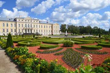 Obraz premium Pils Rundale royal palace in Latvia