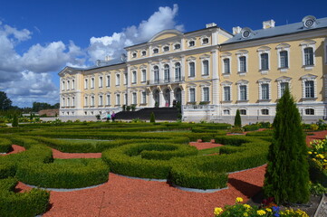 Pils Rundale royal palace in Latvia