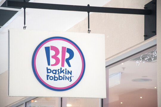 Baskin Robbins store and sign in Genting Highland Premium Outlet, Malaysia