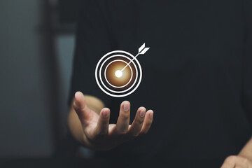 hands that show commitment to the goal , succesfully  , hopeful , business