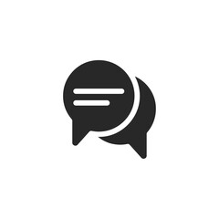 Chat icon, isolated Chat sign icon, vector illustration