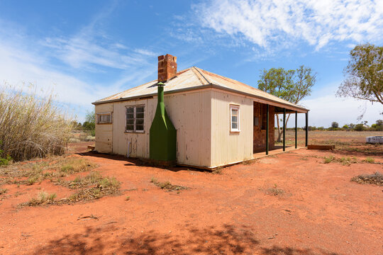 abandoned house in the Outback, desert from Western Australia, Australia, Ozeianien