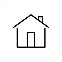 House vector icon. Home flat sign design. House symbol pictogram. Home icon. UX UI icon