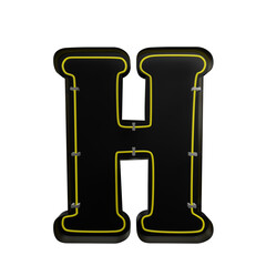 alphabet letter H