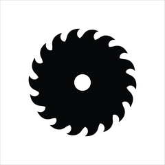 Industrial saw vector icon. Saw flat sign design. Saw symbol pictogram. UX UI icon