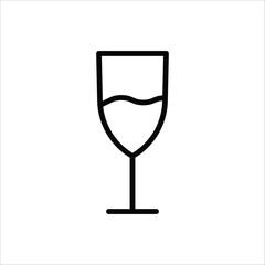 Juice icon. Cocktail vector icon. Juice flat sign design. Cocktail symbol pictogram. Cocktail icon. UX UI icon