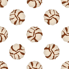 Pattern homemade cookie different taste in pastry biscuit