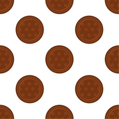 Pattern homemade cookie different taste in pastry biscuit