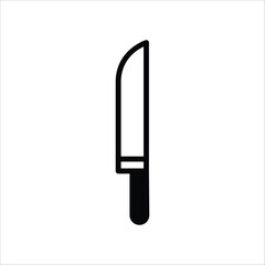 Knife vector icon. Knife flat sign design. Knife symbol pictogram. UX UI icon